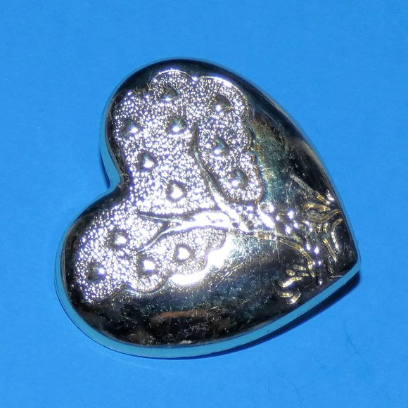 Vintage The Variety Club Tree of Life Brooch Pin Heart Shape Love Signed - Picture 2 of 6